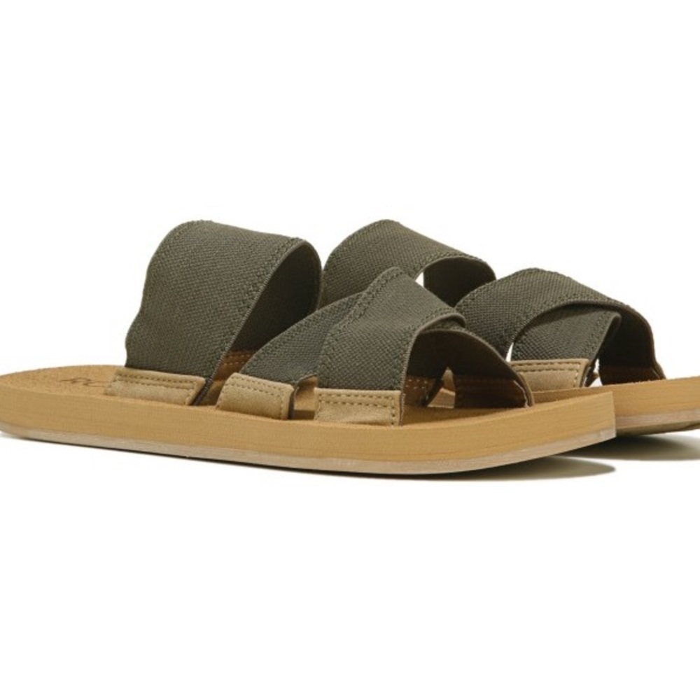 roxy olive green sandals